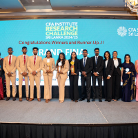 The Department of Finance, University of Kelaniya Wins CFA Research Challenge..!!