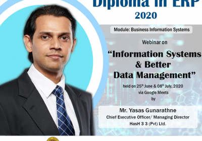 Webinar on Information Systems & Better Data Management