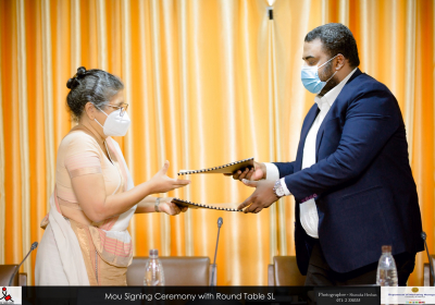 DMM Signed an MOU with the Round Table Sri Lanka