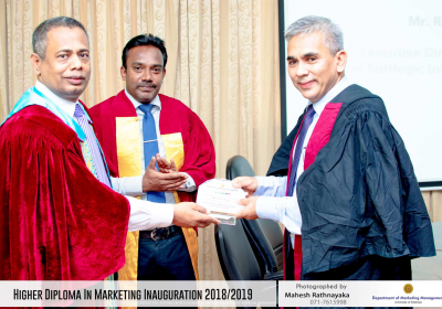The Inauguration Ceremony of the “Higher Diploma in Marketing – 2019”