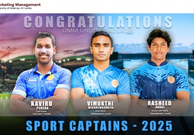 Marketing Management Undergraduates Shine as Sport Captains – 2025  