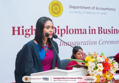 Inauguration of the 10th Batch of the Higher Diploma in Business Accounting Program